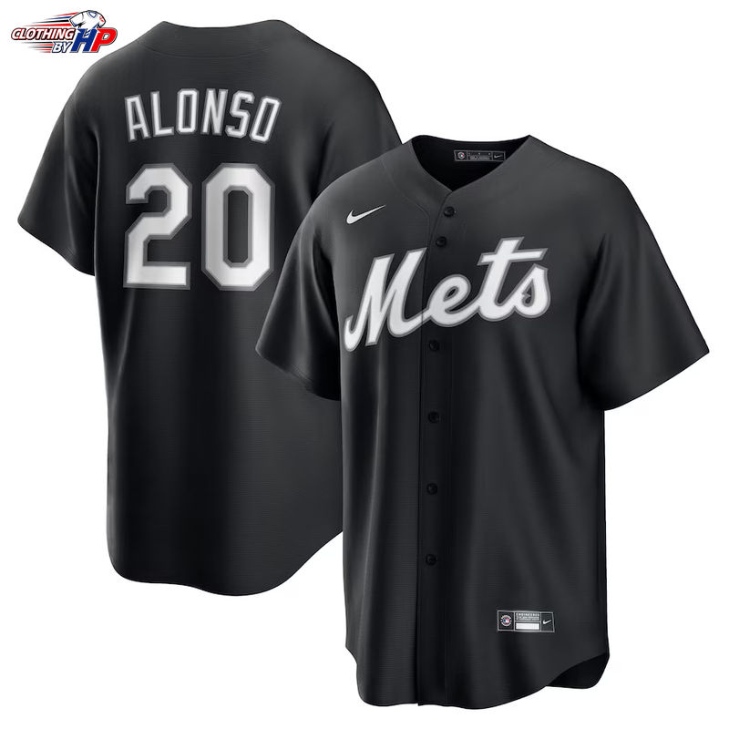 Pete Alonso New York Mets Nike Replica Player Jersey - Black