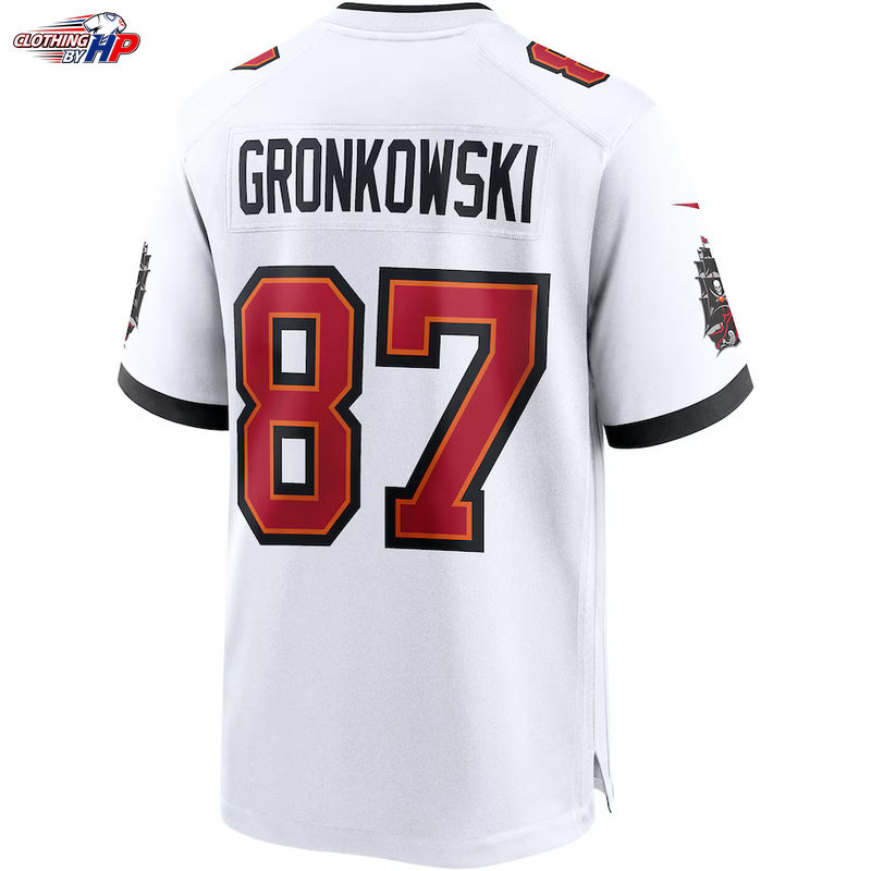 Rob Gronkowski White Tampa Bay Buccaneers Game Jersey