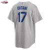 Shohei Ohtani Los Angeles Dodgers Nike Alternate Road Replica Jersey - Gray