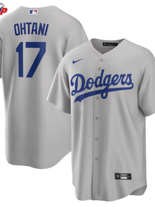 Shohei Ohtani Los Angeles Dodgers Nike Alternate Road Replica Jersey - Gray