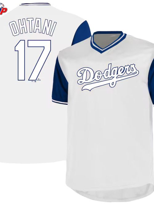 Shohei Ohtani Los Angeles Dodgers Profile Big & Tall Name & Number Birdeye V-Neck T-Shirt - White