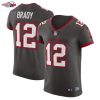 Tom Brady Tampa Bay Buccaneers Nike Alternate Vapor Elite Jersey - Pewter