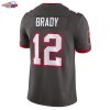 Tom Brady Tampa Bay Buccaneers Nike Alternate Vapor Untouchable Limited Jersey - Pewter