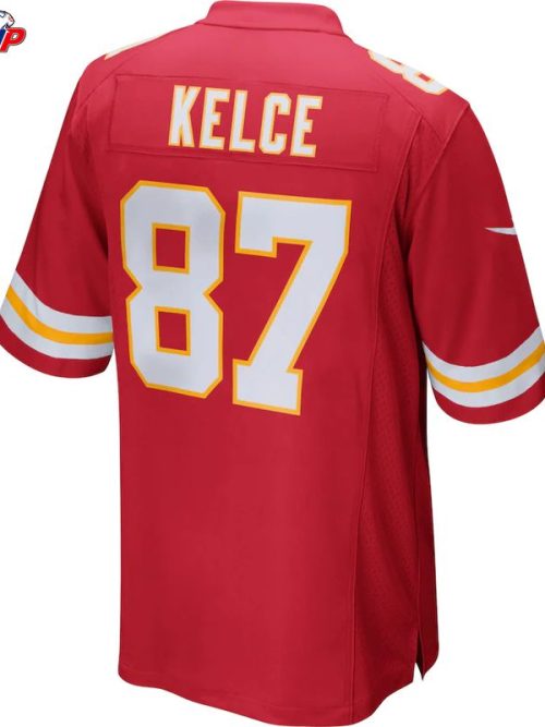 Travis Kelce Kansas City Chiefs Nike Game Jersey - Red
