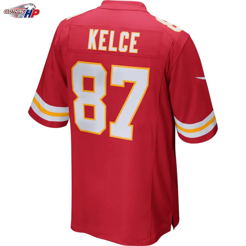 Travis Kelce Kansas City Chiefs Nike Game Jersey - Red