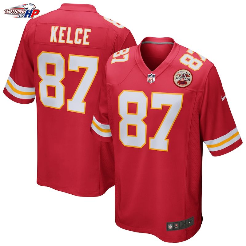 Travis Kelce Kansas City Chiefs Nike Game Jersey - Red