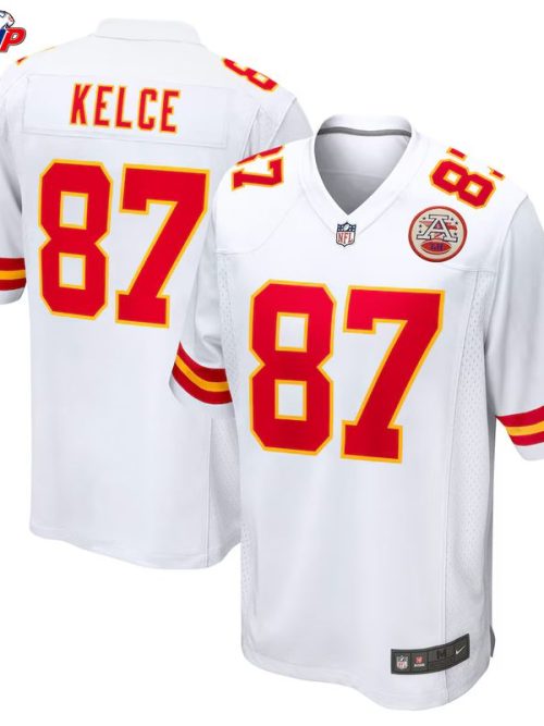 Travis Kelce Kansas City Chiefs Nike Player Game Jersey - White