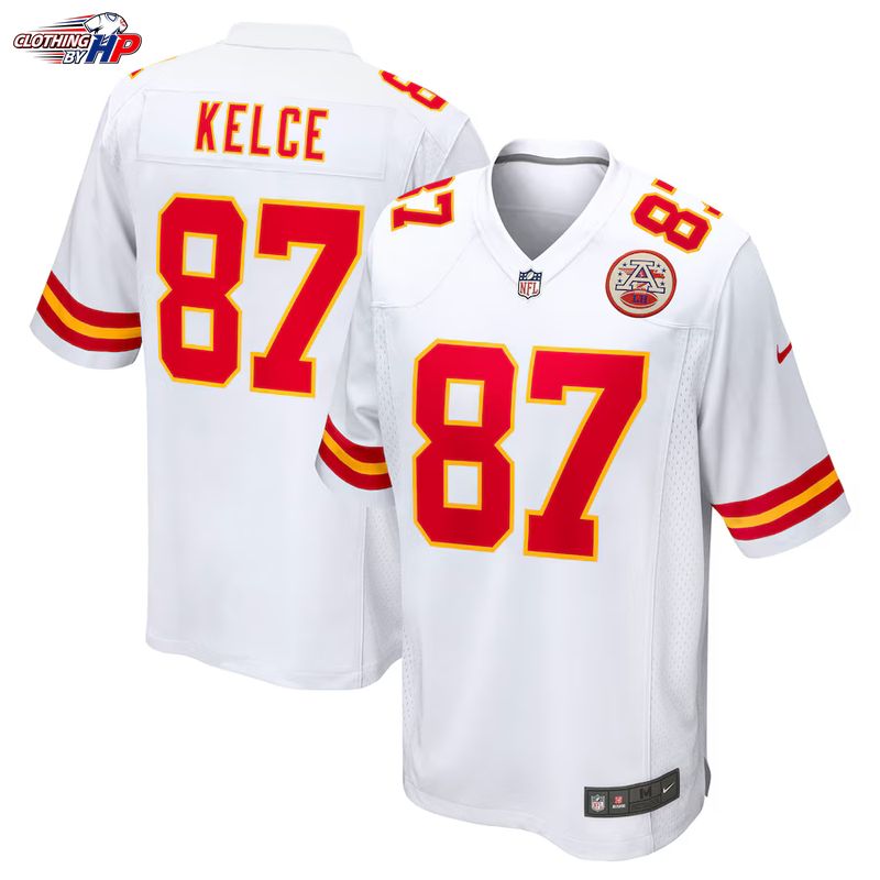 Travis Kelce Kansas City Chiefs Nike Player Game Jersey - White