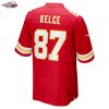 Travis Kelce Kansas City Chiefs Nike Super Bowl LIX Game Jersey - Red