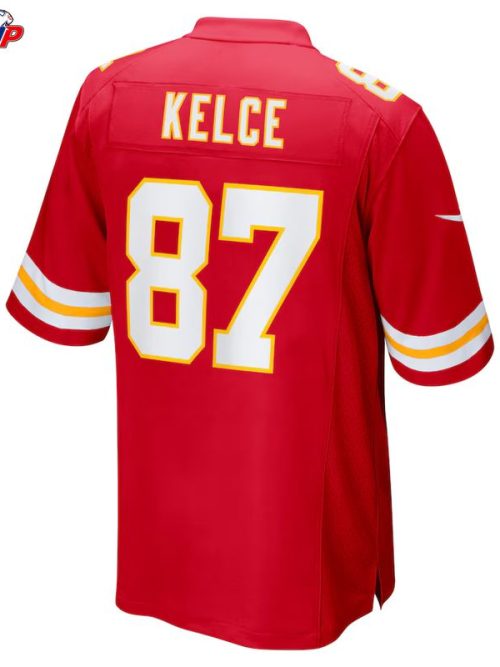 Travis Kelce Kansas City Chiefs Nike Super Bowl LIX Game Jersey - Red