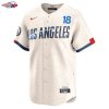 Yoshinobu Yamamoto Los Angeles Dodgers Nike City Connect Limited Jersey - Cream