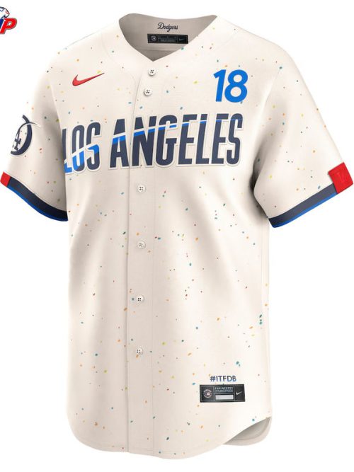 Yoshinobu Yamamoto Los Angeles Dodgers Nike City Connect Limited Jersey - Cream