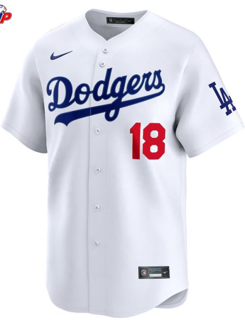 Yoshinobu Yamamoto Los Angeles Dodgers Nike Home Kanji Limited Jersey - White